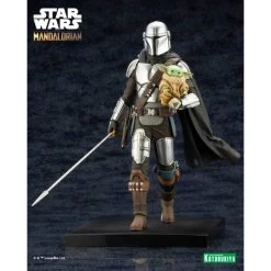 ARTFX Star Wars: Mandalorian & Grogu With Beskar Staff 1/10 [Kotobukiya] -Juguetes Serie Tienda artfx star wars mandalorian grogu with beskar staff 110 kotobukiya 1 5