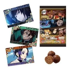 Demon Slayer: Kimetsu No Yaiba Famous Scenes Review Card Chocolate Snack 10 Pack BOX [Bandai]