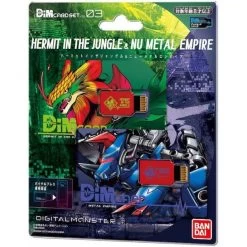 Digimon Vital Bracelet - Dim Card Set Vol.03 HERMIT IN THE JUNGLE & NU METAL EMPIRE [Bandai]