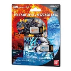 Digimon Vital Bracelet - Dim Card Set Vol.1 Volcanic Beat & Blizzard Fang [Bandai] -Juguetes Serie Tienda digimon vital bracelet dim card set vol1 volcanic beat blizzard fang bandai 1 5