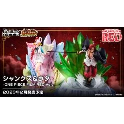 Figuarts ZERO: One Piece Film Red - Akagami No Shanks & Uta (Chou Gekisen Extra Battle) [Bandai Spirits] -Juguetes Serie Tienda figuarts zero one piece film red akagami no shanks uta chou gekisen extra battle bandai spirits 1 2