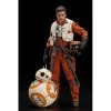 Kotobukiya Star Wars: The Force Awakens: Poe Dameron & BB-8 Set [ARTFX+] -Juguetes Serie Tienda star wars the force awakens poe dameron bb 8 set artfx