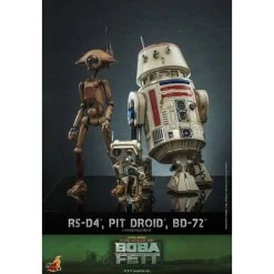 TV Masterpiece: The Book Of Boba Fett - R5-D4 & Pit Droid & BD-72 1/6 (Set Of 3 Figures) [Hot Toys]