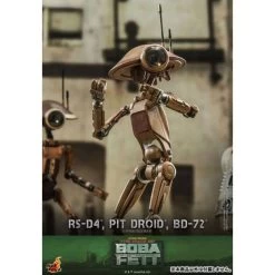 TV Masterpiece: The Book Of Boba Fett - R5-D4 & Pit Droid & BD-72 1/6 (Set Of 3 Figures) [Hot Toys] -Juguetes Serie Tienda tv masterpiece the book of boba fett r5 d4 pit droid bd 72 16 set of 3 figures hot toys 1 10