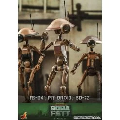 TV Masterpiece: The Book Of Boba Fett - R5-D4 & Pit Droid & BD-72 1/6 (Set Of 3 Figures) [Hot Toys] -Juguetes Serie Tienda tv masterpiece the book of boba fett r5 d4 pit droid bd 72 16 set of 3 figures hot toys 1 11