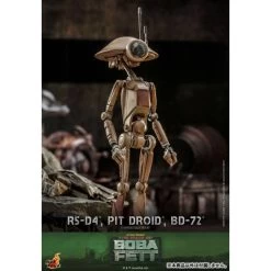 TV Masterpiece: The Book Of Boba Fett - R5-D4 & Pit Droid & BD-72 1/6 (Set Of 3 Figures) [Hot Toys] -Juguetes Serie Tienda tv masterpiece the book of boba fett r5 d4 pit droid bd 72 16 set of 3 figures hot toys 1 13