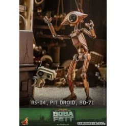 TV Masterpiece: The Book Of Boba Fett - R5-D4 & Pit Droid & BD-72 1/6 (Set Of 3 Figures) [Hot Toys] -Juguetes Serie Tienda tv masterpiece the book of boba fett r5 d4 pit droid bd 72 16 set of 3 figures hot toys 1 14