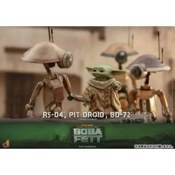 TV Masterpiece: The Book Of Boba Fett - R5-D4 & Pit Droid & BD-72 1/6 (Set Of 3 Figures) [Hot Toys] -Juguetes Serie Tienda tv masterpiece the book of boba fett r5 d4 pit droid bd 72 16 set of 3 figures hot toys 1 5