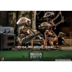 TV Masterpiece: The Book Of Boba Fett - R5-D4 & Pit Droid & BD-72 1/6 (Set Of 3 Figures) [Hot Toys] -Juguetes Serie Tienda tv masterpiece the book of boba fett r5 d4 pit droid bd 72 16 set of 3 figures hot toys 1 6