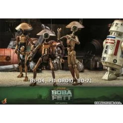 TV Masterpiece: The Book Of Boba Fett - R5-D4 & Pit Droid & BD-72 1/6 (Set Of 3 Figures) [Hot Toys] -Juguetes Serie Tienda tv masterpiece the book of boba fett r5 d4 pit droid bd 72 16 set of 3 figures hot toys 1 7