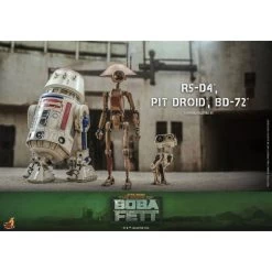 TV Masterpiece: The Book Of Boba Fett - R5-D4 & Pit Droid & BD-72 1/6 (Set Of 3 Figures) [Hot Toys] -Juguetes Serie Tienda tv masterpiece the book of boba fett r5 d4 pit droid bd 72 16 set of 3 figures hot toys 1 8